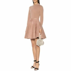 Alaïa La Bombe 90 Suede Sandals