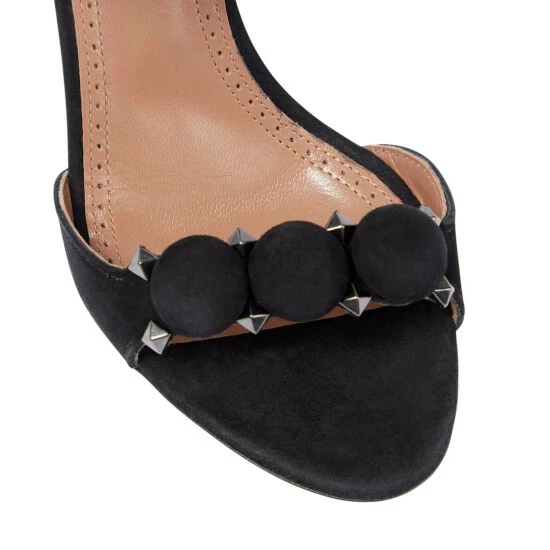 Alaïa La Bombe 90 Suede Sandals - Image 5