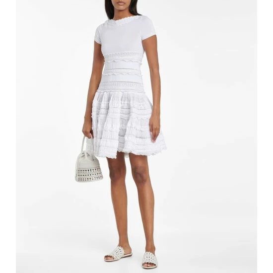 Alaïa Leather Sandals