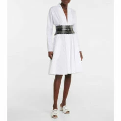 Alaïa Laser-cut Leather Sandals