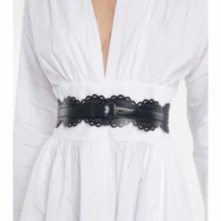 Alaïa Laser-cut Leather Belt