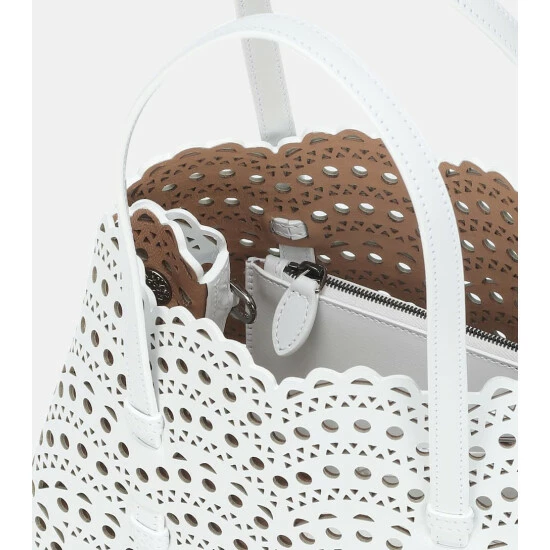 Alaïa Le Mina 25 Vienne Wave Leather Tote Bag - Image 2