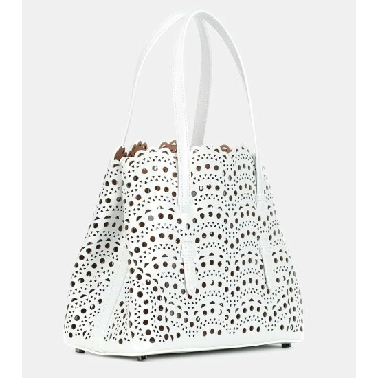 Alaïa Le Mina 25 Vienne Wave Leather Tote Bag - Image 3