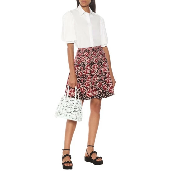 Alaïa Le Mina 25 Vienne Wave Leather Tote Bag - Image 5