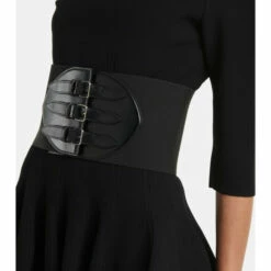 Alaïa Buckled Leather Corset Belt