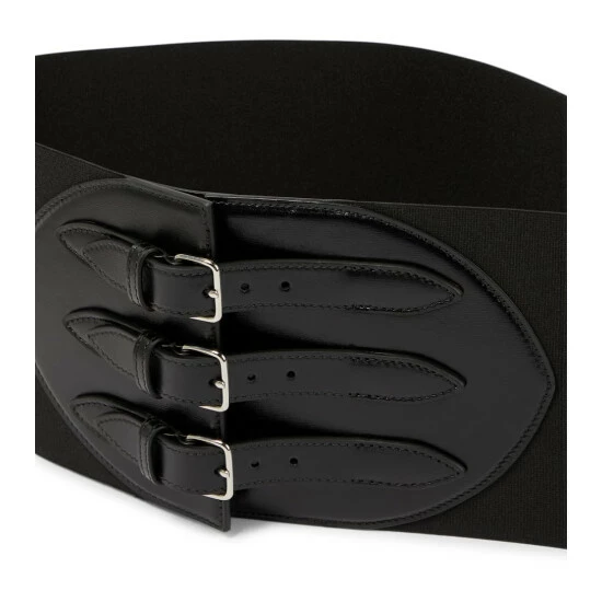 Alaïa Buckled Leather Corset Belt - Image 2