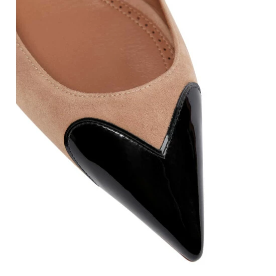 Alaïa Le Cœur Suede Ballet Flats - Image 5
