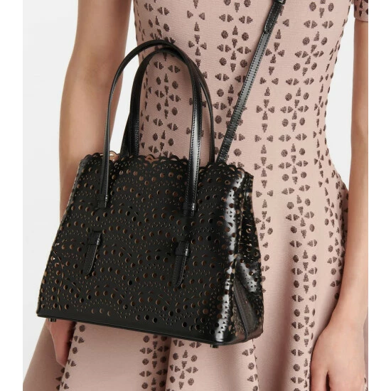 Alaïa Le Mina 25 Vienne Wave Leather Tote Bag