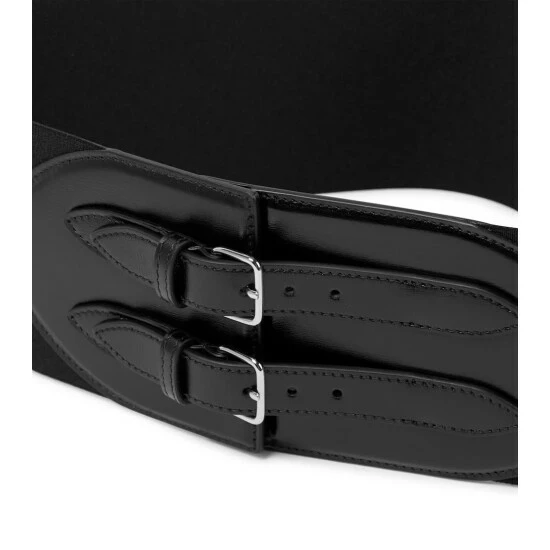 Alaïa Buckled Leather Corset Belt - Image 2