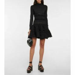 Alaïa Crinoline Wool Minidress