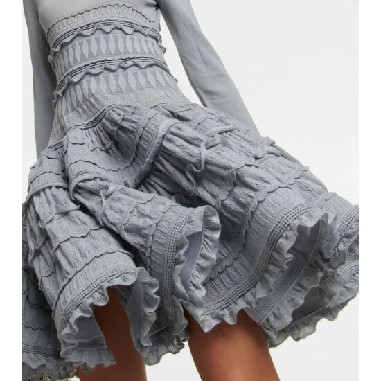 Alaïa Crinoline Virgin Wool Minidress - Image 4