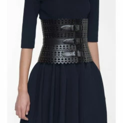 Alaïa Vienne Leather Corset Belt