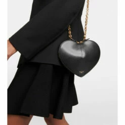Alaïa Le Coeur Leather Shoulder Bag