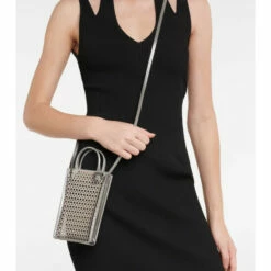 Alaïa Garance Leather Phone Pouch