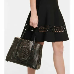 Alaïa Le Mina 32 New Vienne Leather Tote Bag