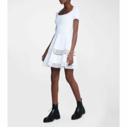 Alaïa Vienne Stretch-jersey Minidress