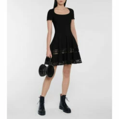 Alaïa Vienne Stretch-jersey Minidress