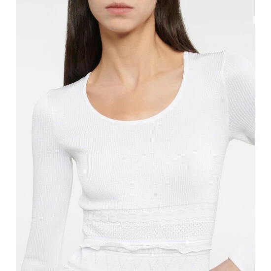 Alaïa Lace Midi Dress - Image 3