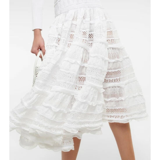 Alaïa Lace Midi Dress - Image 4