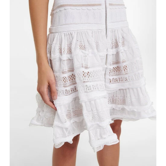 Alaïa Zipped Knit Minidress - Image 4