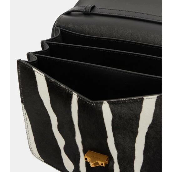 Alaïa Le Papa Calf Hair Crossbody Bag - Image 2