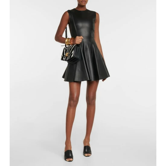 Alaïa Le Papa Calf Hair Crossbody Bag - Image 4