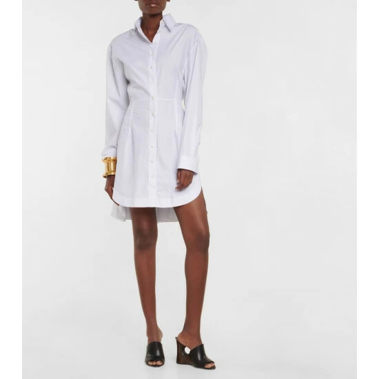 Alaïa Cotton Shirt Dress