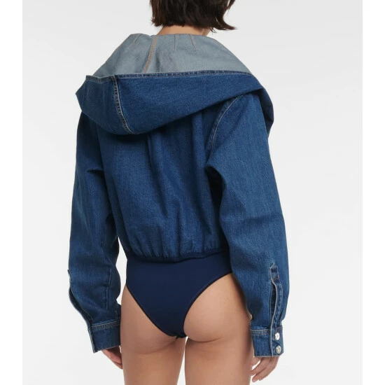 Alaïa Denim Bodysuit - Image 2