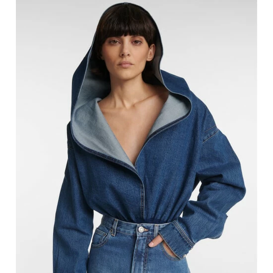 Alaïa Denim Bodysuit - Image 4