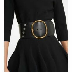 Alaïa Embellished Leather Belt
