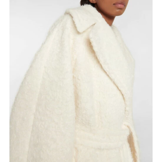 Alaïa Alpaca Wool And Cotton Coat - Image 3