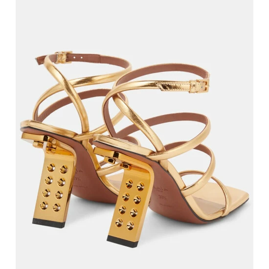 Alaïa Perfo Leather Sandals - Image 2
