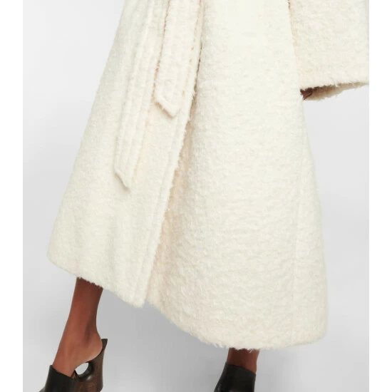 Alaïa Alpaca Wool And Cotton Coat - Image 4