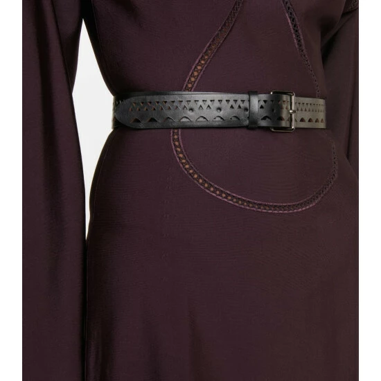 Alaïa Laser-cut Leather Belt