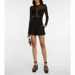 Alaïa Paneled Bodysuit