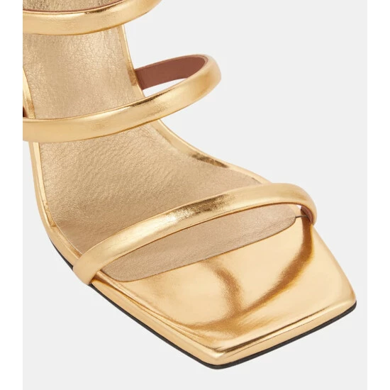 Alaïa Perfo Leather Sandals - Image 5