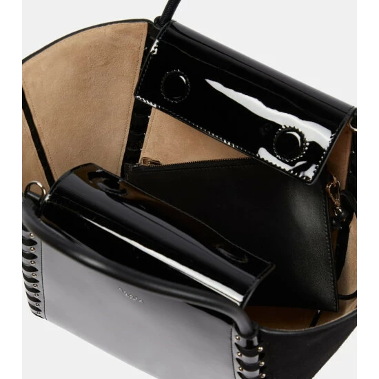 Alaïa Hinge Medium Patent Leather Tote - Image 2
