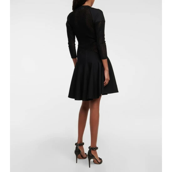 Alaïa Cutout Crochet Minidress - Image 2