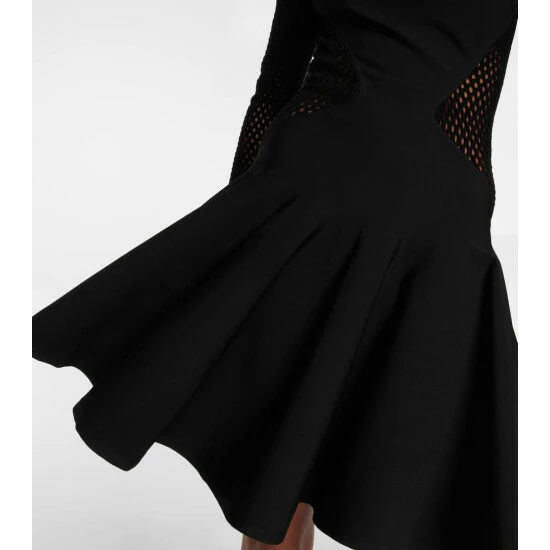 Alaïa Cutout Crochet Minidress - Image 4