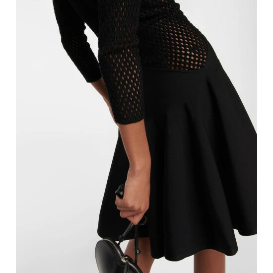 Alaïa Cutout Crochet Minidress - Image 5