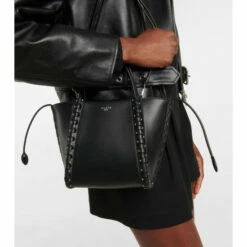 Alaïa Le Hinge Mini Leather Tote