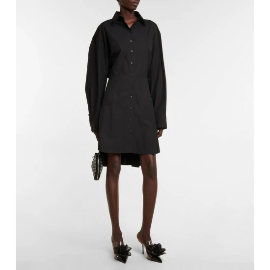 Alaïa Fleur Leather And PU Mules