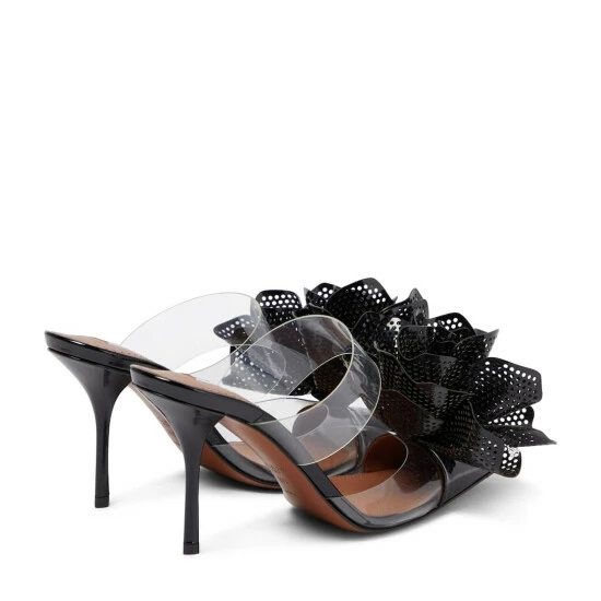 Alaïa Fleur Leather And PU Mules - Image 2