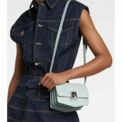 Alaïa Le Papa Small Leather Crossbody Bag