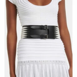 Alaïa Leather Corset Belt
