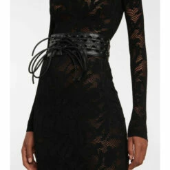 Alaïa Hinge Leather Belt