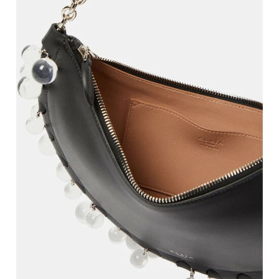 Alaïa Le Demi-Lune Small Leather Shoulder Bag - Image 2