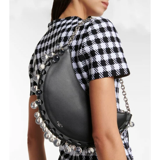 Alaïa Le Demi-Lune Small Leather Shoulder Bag - Image 5