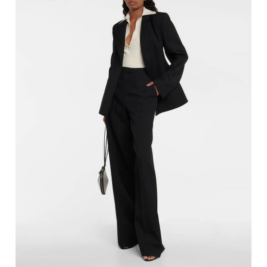 Alaïa Ambra Wool-blend Bodysuit