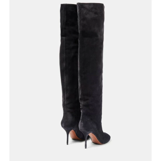 Alaïa Fluide 90 Suede Boots - Image 2